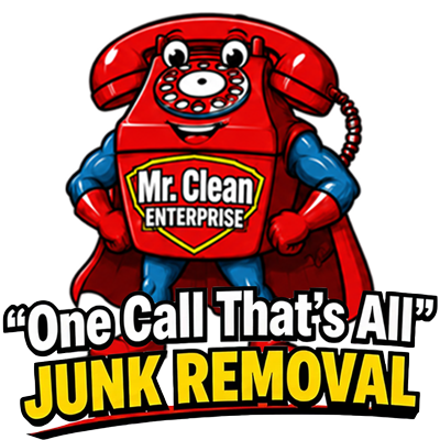 "One Call That's All" Hauling & Junk Removal logo